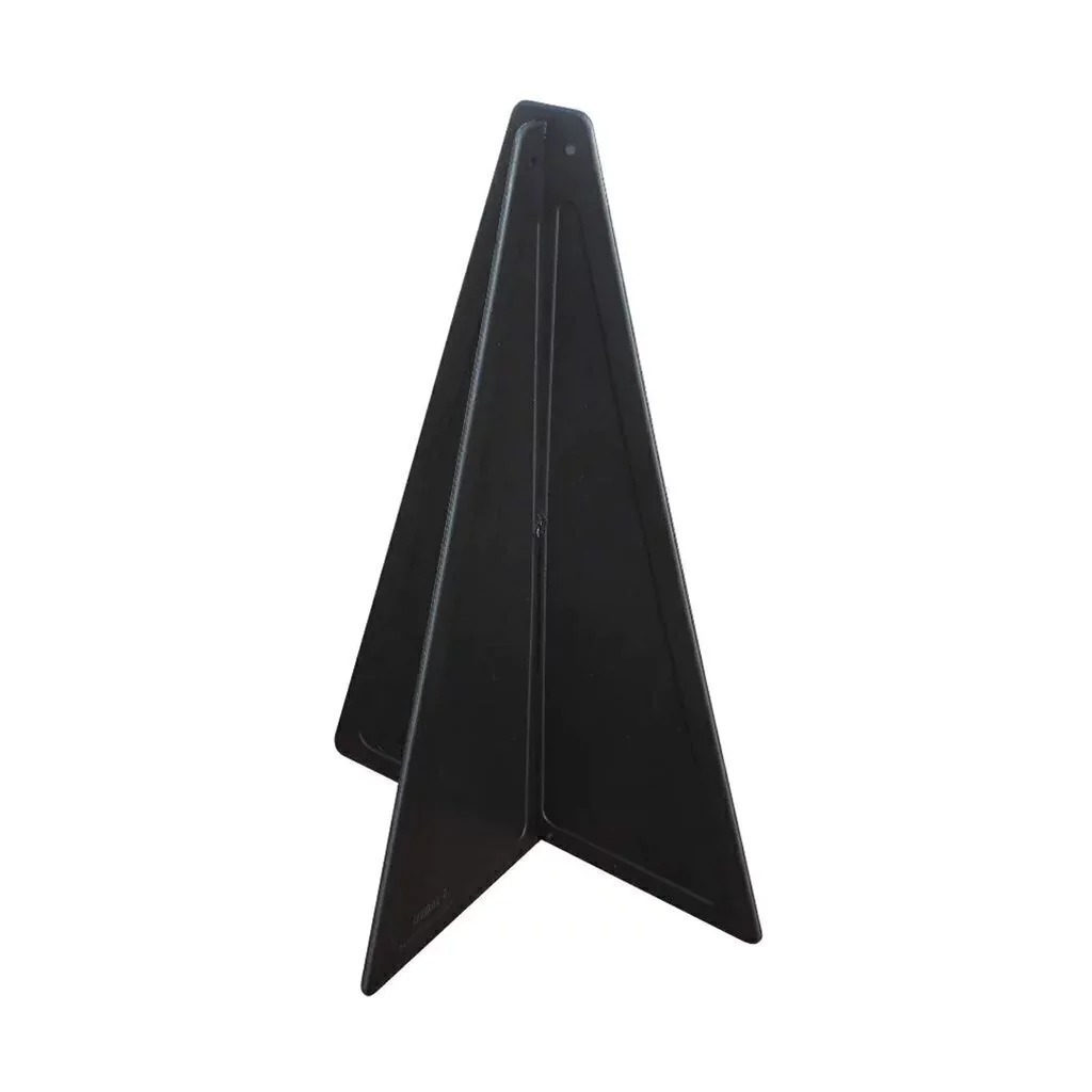 SEÑAL BICONICA NEGRA PLÁSTICO ALTURA 470mm