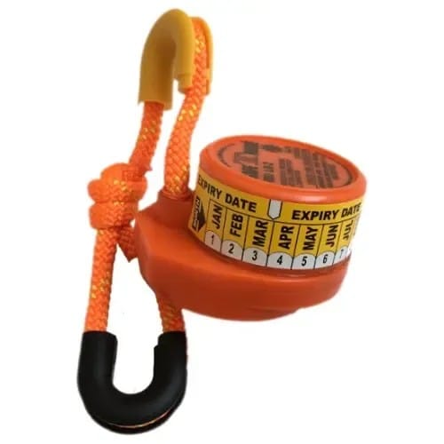 VÁLVULA HIDROSTÁTICA CERTIFICADA SOLAS HRU LR-2 SAFETMADE TIPO HAMMAR PARA BALSA SALVAVIDAS